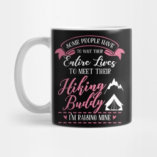 Hiking Mom and Baby Matching T-shirts Gift Mug